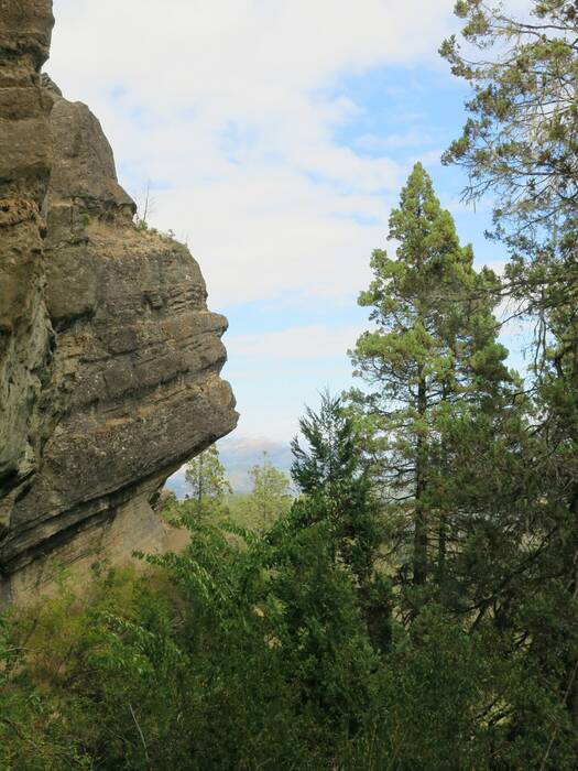 Hlava indiánského náčelníka, dohlíží na El Chaltén Hlava indiánského náčelníka, dohlíží na El Chaltén