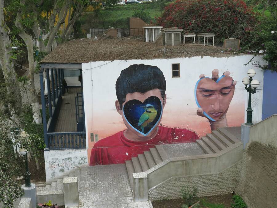 Graffiti v Barrancu. Graffiti v Barrancu.